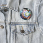 Badge Rond 5 Cm lune arc (En situation)