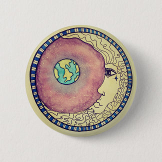 Badge Rond 5 Cm Lune de mère