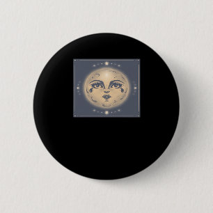 Badge Rond 5 Cm Lune de Whimsigoth vintage