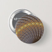 Badge Rond 5 Cm Lune tranquille de loup (Devant & derrière)