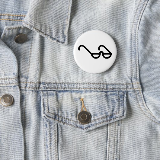 Badge Rond 5 Cm lunettes de lecture (En situation)