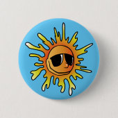 Badge Rond 5 Cm Lunettes de soleil (Devant)