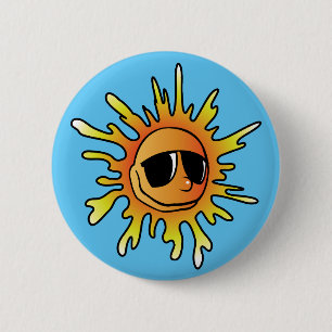 Badge Rond 5 Cm Lunettes de soleil