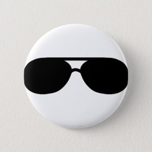 Badge Rond 5 Cm lunettes de soleil de provocation