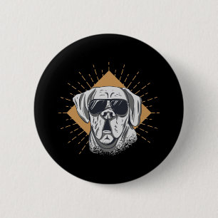 Badge Rond 5 Cm Lunettes de soleil pour chien génial