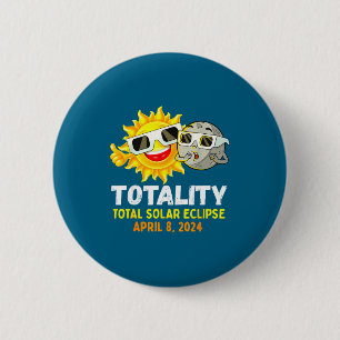 Badge Rond 5 Cm Lunettes de soleil pour enfants Eclipse solaire to