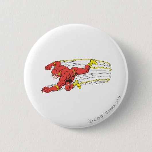 Badge Rond 5 Cm Lunettes Flash Gauche (Devant)
