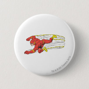 Badge Rond 5 Cm Lunettes Flash Gauche