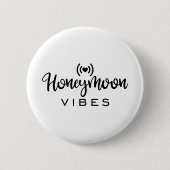 Badge Rond 5 Cm Luneymoon Couple Design Luneymoon Vibes (Devant)