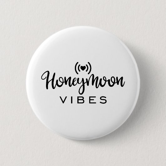 Badge Rond 5 Cm Luneymoon Couple Design Luneymoon Vibes (Devant)