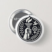 Badge Rond 5 Cm L'Unité en marche (Devant & derrière)