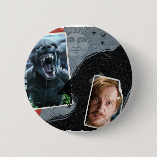 Badge Rond 5 Cm Lupin - Lycanthrope