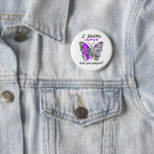 Badge Rond 5 Cm Lupus Sensibilisation Mois Ribbon Cadeaux (En situation)