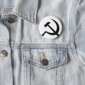 BADGE ROND 5 CM L'URSS/CCCP/URSS (En situation)