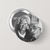 Badge Rond 5 Cm Luther et Minnie (Devant & derrière)