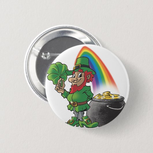 Badge Rond 5 Cm Lutin (Devant & derrière)
