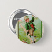 Badge Rond 5 Cm Lutin heureux (Devant & derrière)