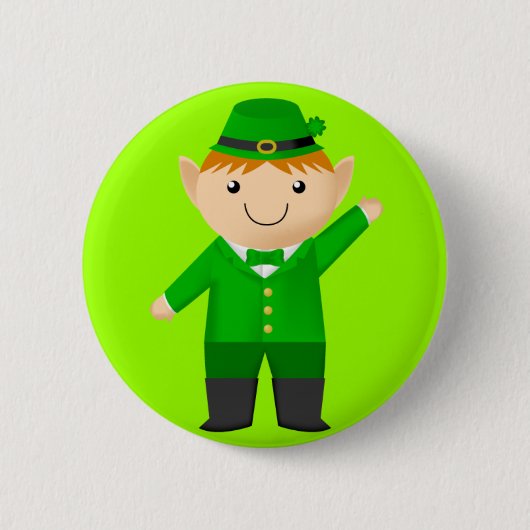 Badge Rond 5 Cm Lutin mignon (Devant)