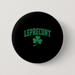 Badge Rond 5 Cm Lutin y2k jour de la saint patrick irlandais drôle