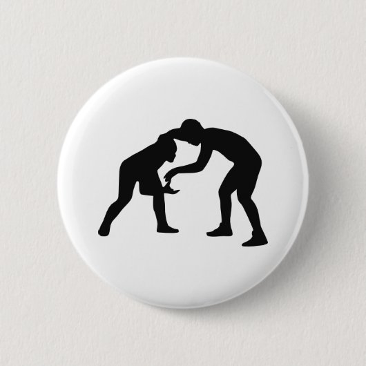 Badge Rond 5 Cm Lutte (Devant)