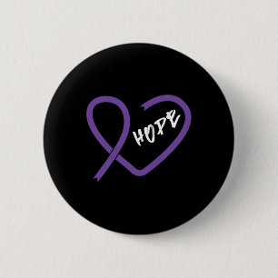 Badge Rond 5 Cm Lutte contre le cancer du pancréas Ruban 13