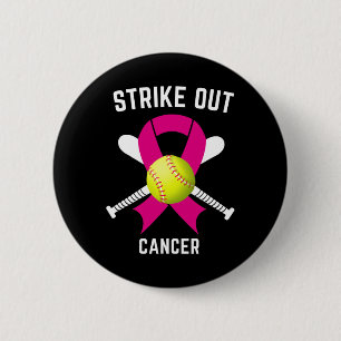 Badge Rond 5 Cm Lutte Contre le cancer du sein