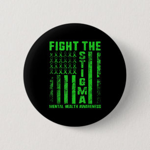 Badge Rond 5 Cm Lutter contre la stigmatisation et la dépression d