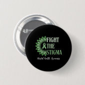 Badge Rond 5 Cm Lutter Contre La Stigmatisation Sensibilisation à (Devant & derrière)