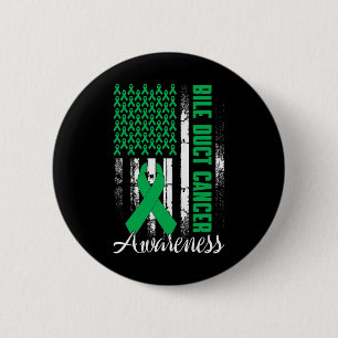 Badge Rond 5 Cm Lutter Contre le cancer de la bille Kelly Green Ri
