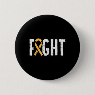 Badge Rond 5 Cm Lutter Contre Le Cancer De L'Enfance Soutien De Se