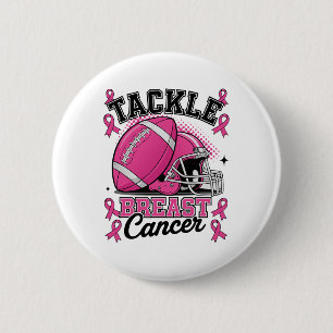 Badge Rond 5 Cm Lutter contre le cancer du sein Sensibilisation au
