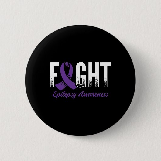 Badge Rond 5 Cm Lutter contre l'épilepsie (Devant)