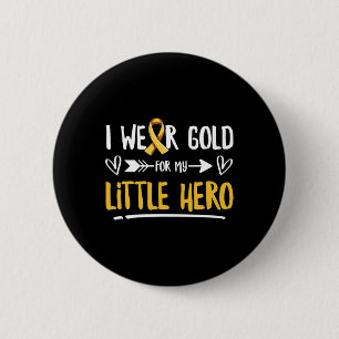 Badge Rond 5 Cm Lutter contre l'épinette cancéreuse chez les enfan