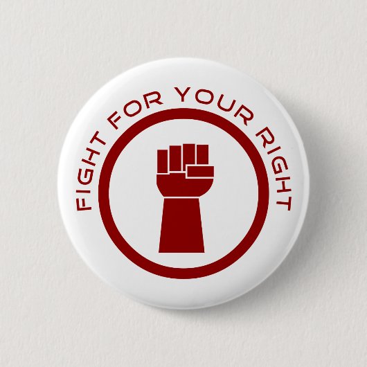 Badge Rond 5 Cm Lutter pour votre droit (Devant)