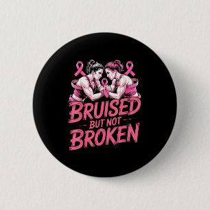 Badge Rond 5 Cm lutteur fan de catch sensibilisation au cancer du
