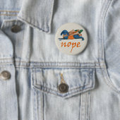 Badge Rond 5 Cm Luttrell Psalter "Nope" (En situation)