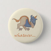 Badge Rond 5 Cm Luttrell Psalter "Quoi que..." (Devant)