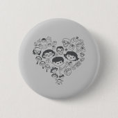 Badge Rond 5 Cm Luv (Devant)