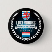 Badge Rond 5 Cm Luxembourg (Devant)