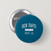 Badge Rond 5 Cm Lycée Ben Davis Hs Arts Graphiques (Devant & derrière)