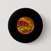 Badge Rond 5 Cm Lycée Sunrise 2026 Lycée 12e douzième année (Devant)