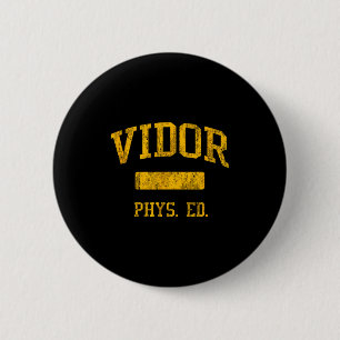 Badge Rond 5 Cm Lycée Vidor Hs Tx Art Graphique