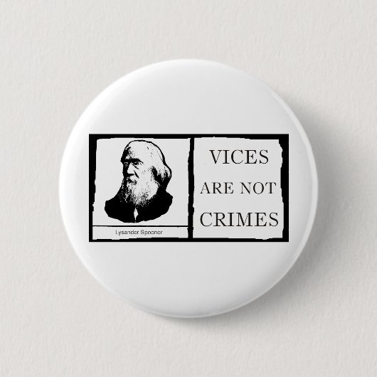 Badge Rond 5 Cm Lysander Spooner (Devant)