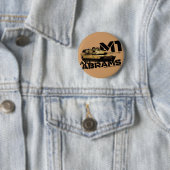 Badge Rond 5 Cm M1 Abrams (En situation)