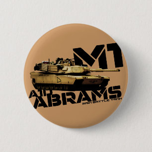 Badge Rond 5 Cm M1 Abrams