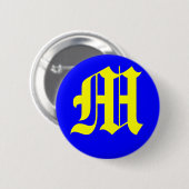 BADGE ROND 5 CM M - ANCIEN ANGLAIS (Devant & derrière)