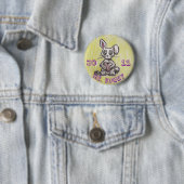Badge Rond 5 Cm M. Bunny 2012 (En situation)