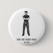 Badge Rond 5 Cm M. Crabby Pants (Devant)