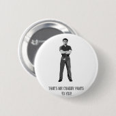 Badge Rond 5 Cm M. Crabby Pants (Devant & derrière)