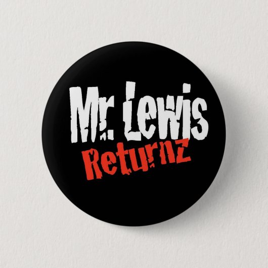 Badge Rond 5 Cm M. Lewis Returnz Button (Devant)